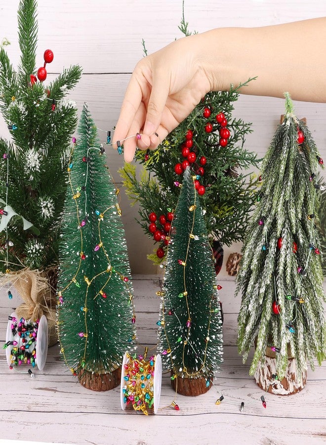 FOIMAS Mini Dollhouse Christmas Lights, 2 Rolls Fake String Lights for Christmas Dollhouse Craft Fairy Garden Accessories - Image 5